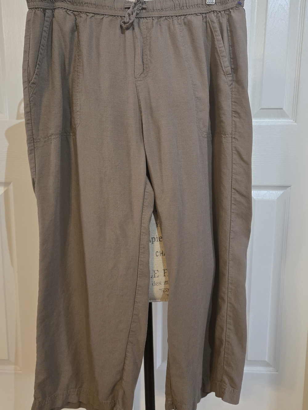 Splendid Womens Drawstring Joggers in Taupe Brown